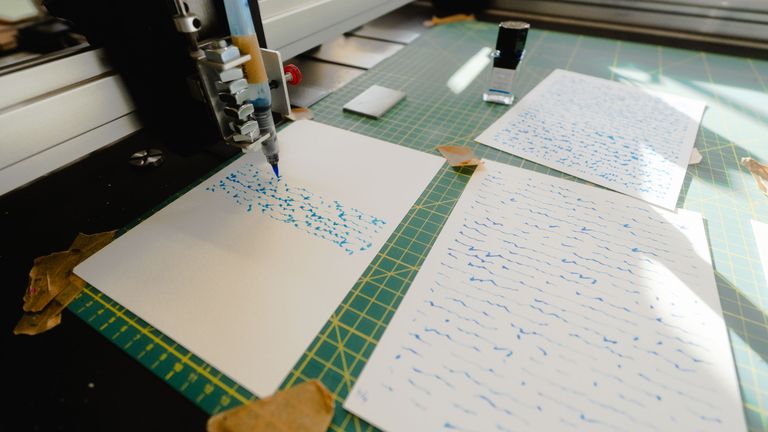 Artwork from project The Drawing Machine